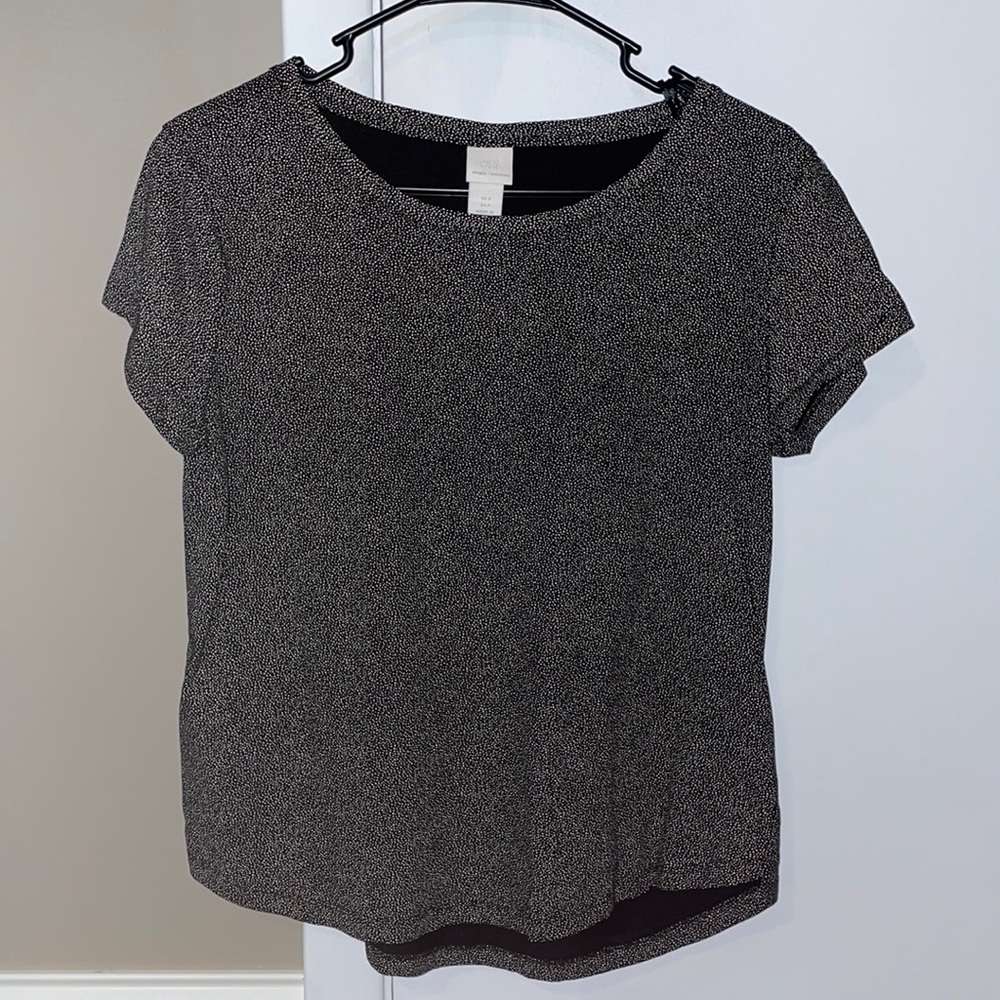White Dotted Blouse